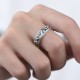 Tibetan Om Mani Padme Hum Peace Adjustable Ring