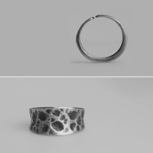 925 Silver Bump Texture Protection Ring 925 Silver Bump Texture Protection Ring