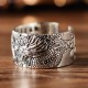 999 Sterling Silver Dragon Carved Protection Ring 999 Sterling Silver Dragon Carved Protection Ring
