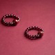 Garnet Cinnabar PiXiu Om Mani Padme Hum Protection Ring