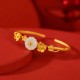 925 Silver Plated Hetian Jade Plum Blossom Luck Set 925 Silver Plated Hetian Jade Plum Blossom Luck Set