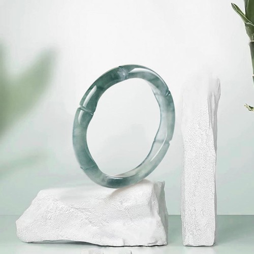 Natural Jade Bamboo Prosperity Ring Natural Jade Bamboo Prosperity Ring