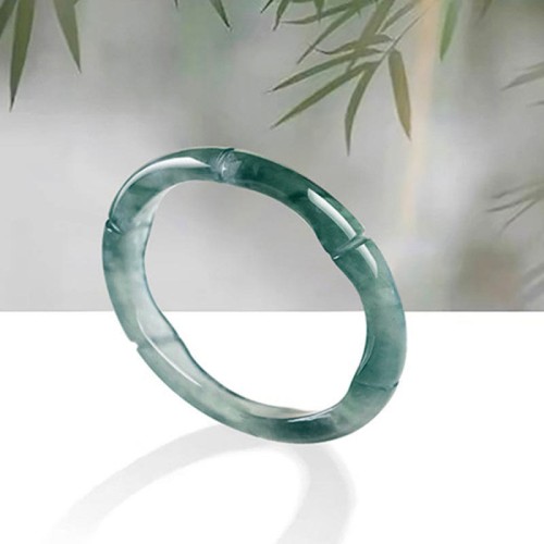 Natural Jade Bamboo Prosperity Ring Natural Jade Bamboo Prosperity Ring