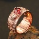 Feng Shui PiXiu Red Garnet Wealth Ring Feng Shui PiXiu Red Garnet Wealth Ring