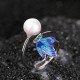 925 Sterling Silver Pearl Butterfly Healing Set 925 Sterling Silver Pearl Butterfly Healing Set