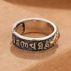Tibetan Om Mani Padme Hum Red Agate Wisdom Ring Tibetan Om Mani Padme Hum Red Agate Wisdom Ring