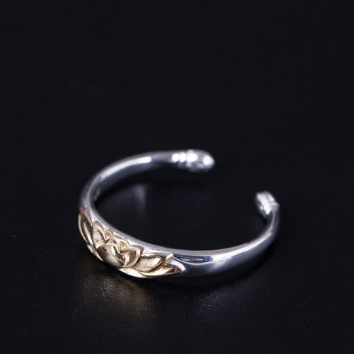 925 Silver Lotus Flower New Beginning Ring 925 Silver Lotus Flower New Beginning Ring