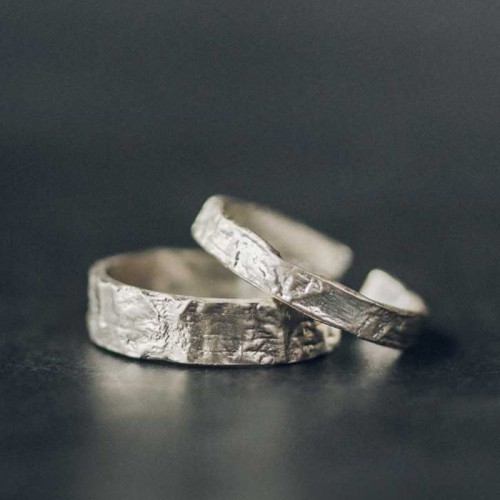925 Silver Simple Blessing Couple Ring