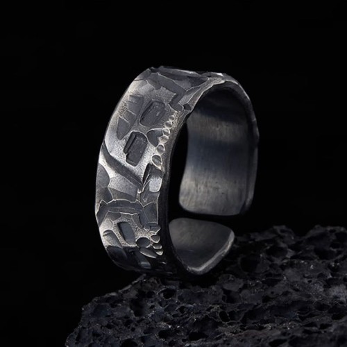 999 Silver Skeleton Blessing Ring 999 Silver Skeleton Blessing Ring