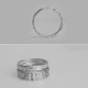 925 Silver Simple Blessing Couple Ring