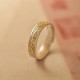 Buddha Stone 999 Silver Heart Sutra Ring