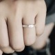 925 Silver Simple Blessing Couple Ring