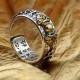 Tibetan 990 Sterling Silver Om Mani Padme Hum PiXiu Vajra Ring Tibetan 990 Sterling Silver Om Mani Padme Hum PiXiu Vajra Ring