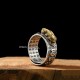 Tibetan 990 Sterling Silver Om Mani Padme Hum PiXiu Vajra Ring Tibetan 990 Sterling Silver Om Mani Padme Hum PiXiu Vajra Ring