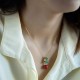 925 Silver Plated Cinnabar Pearl Flower Blessing Set 925 Silver Plated Cinnabar Pearl Flower Blessing Set