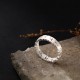 Tibetan Om Mani Padme Hum Peace Hollow Ring Tibetan Om Mani Padme Hum Peace Hollow Ring