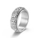 Six True Words Titanium Steel Balance Ring
