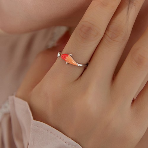 Koi Fish Copper Balance Luck Ring Koi Fish Copper Balance Luck Ring
