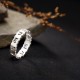Tibetan Om Mani Padme Hum Peace Hollow Ring Tibetan Om Mani Padme Hum Peace Hollow Ring
