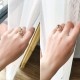 Pearl Copper Gold Flower Wealth Ring