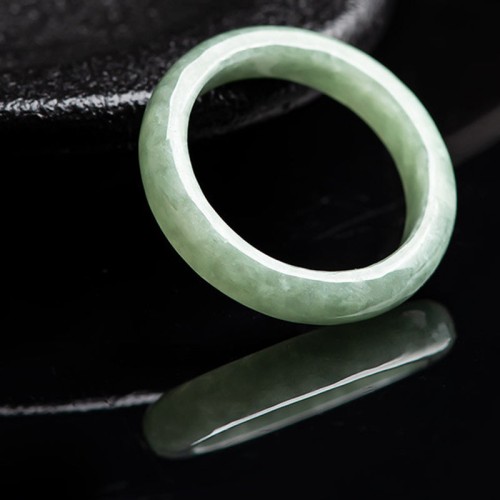 Natural Jade Prosperity Ring