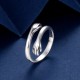 925 Sterling Silver Love Hug Thumb Ring 925 Sterling Silver Love Hug Thumb Ring