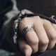 925 Silver Bump Texture Protection Ring 925 Silver Bump Texture Protection Ring