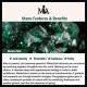 Malachite Bead Feather Protection Ring Malachite Bead Feather Protection Ring