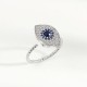 925 Silver Evil Eye Protection Rotatable Ring 925 Silver Evil Eye Protection Rotatable Ring