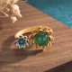 Lotus Pattern Jade Abundance Ring Lotus Pattern Jade Abundance Ring