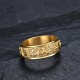 Six True Words Titanium Steel Balance Ring