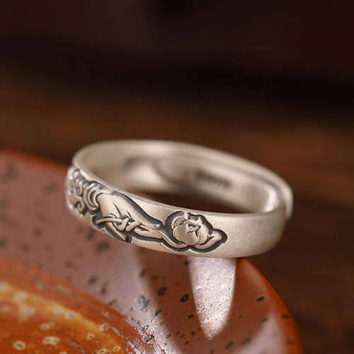 Lotus Peony Enlightenment Ring Lotus Peony Enlightenment Ring
