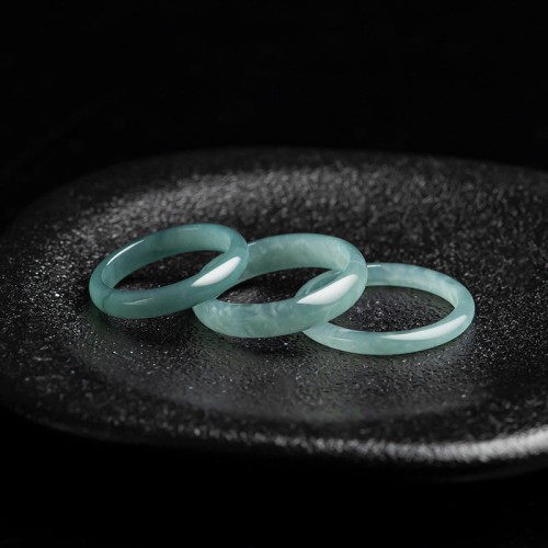 Natural Jade Prosperity Protection Ring
