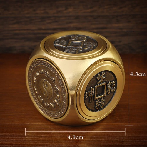 Four Beasts Feng Shui Yin Yang Bagua Copper Coin Decoration Four Beasts Feng Shui Yin Yang Bagua Copper Coin Decoration