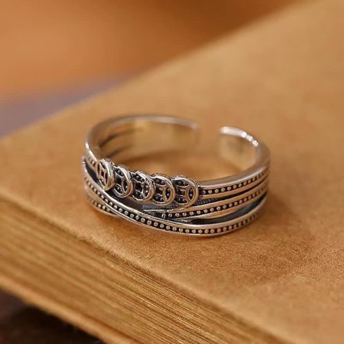 Copper Coin Luck Ring Copper Coin Luck Ring