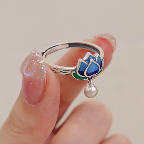 Lotus Flower Enlightenment Ring