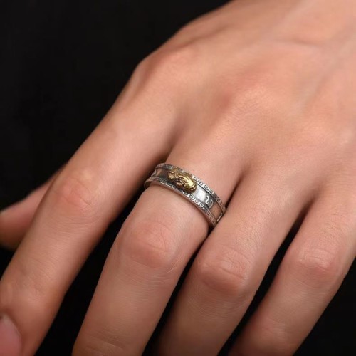 PiXiu Om Mani Padme Hum Wealth Couple Ring PiXiu Om Mani Padme Hum Wealth Couple Ring