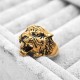 Men's Tiger Head Titanium Steel Punk Rock Ring Men's Tiger Head Titanium Steel Punk Rock Ring