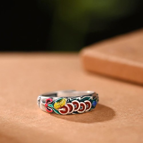 Feng Shui Five Emperor Coins Wealth Ring Feng Shui Five Emperor Coins Wealth Ring