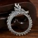 925 Silver Vintage Dragon Protection Ring 925 Silver Vintage Dragon Protection Ring