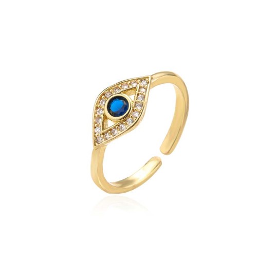 Evil Eye Protection Blessing Copper Ring