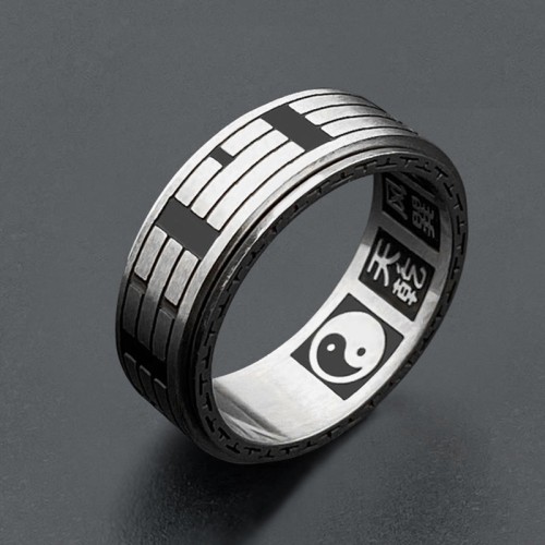 Bagua Yin Yang Balance Rotatable Ring Bagua Yin Yang Balance Rotatable Ring