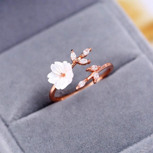 Plum Blossom Copper Luck Ring