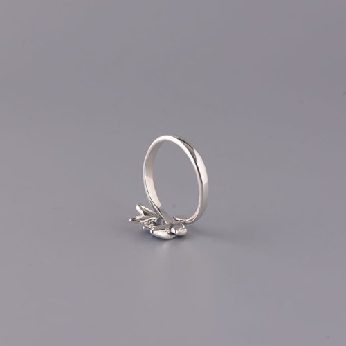 925 Silver Lotus Flower New Beginning Ring