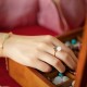 White Jade Auspicious Cloud Luck Ring White Jade Auspicious Cloud Luck Ring