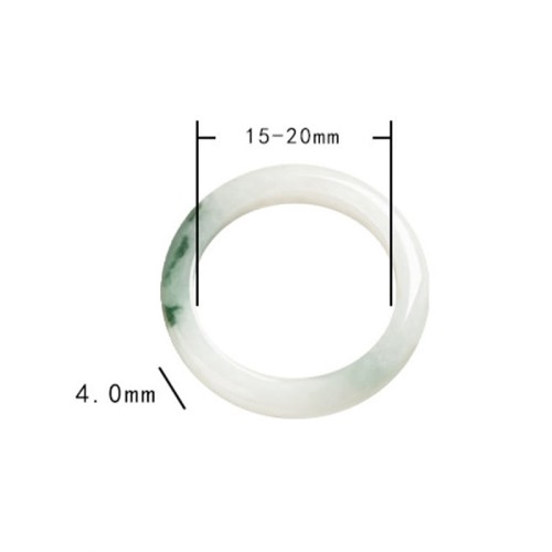 Natural Green Jade Luck Ring Natural Green Jade Luck Ring