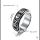 Letter Words Titanium Rotatable Ring Letter Words Titanium Rotatable Ring