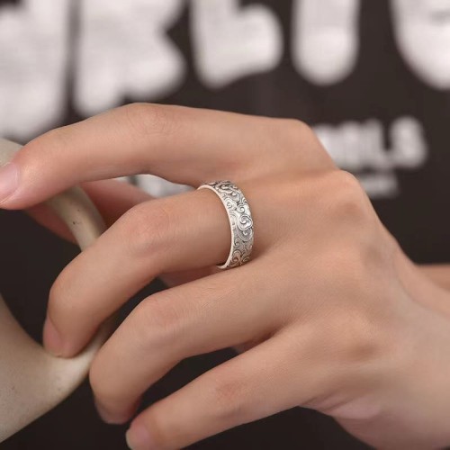 Vintage Auspicious Clouds Luck Ring Vintage Auspicious Clouds Luck Ring