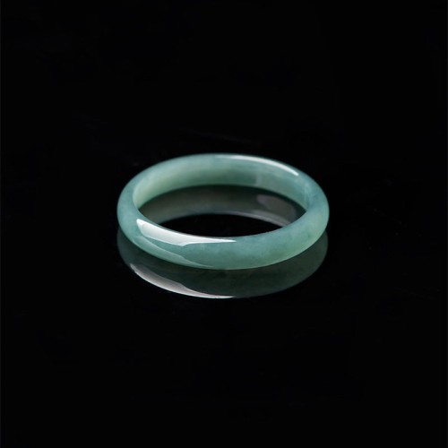 Natural Jade Prosperity Protection Ring