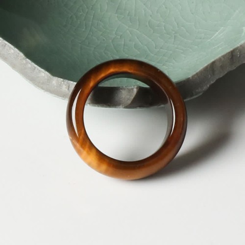 Tiger Eye Stone Protection Ring